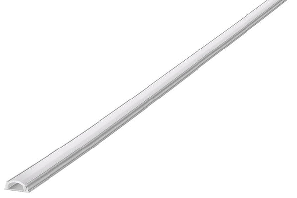 Integral LED 1M Bendable Surface Mounted Aluminium Profile for Strips, Frosted Diffuser, for Max 6mm Width Strip - LED Direct