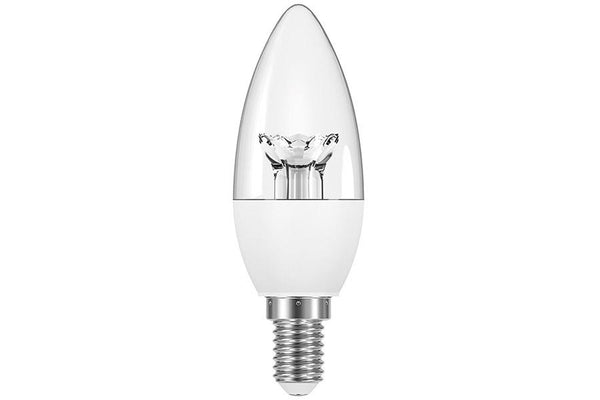 Integral LED Candle Bulb 5.6W (40W) 2700K 470lm E14 Dimmable Clear-Lamp - LED Direct