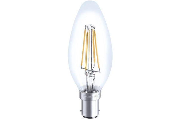 Integral LED Candle Full Glass Omni-Lamp 4W (37W) 2700K 420lm B15 Non-Dimmable 330 deg Beam Angle - LED Direct