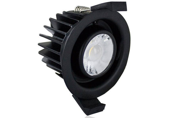 Integral LED Low-Profile 70mm-75mm cut-out IP65 Fire Rated Downlight 10W (50W) 4000K 850lm 60 deg beam angle Dimmable - No Bezel - LED Direct