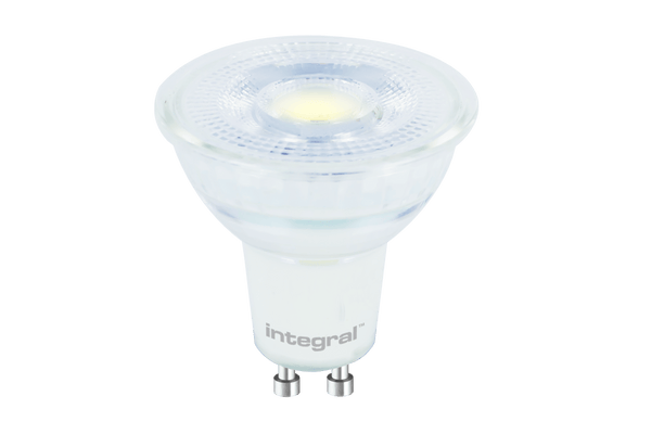 Integral LED GU10 Glass PAR16 4.7W (53W) 4000K 425lm Non-Dimmable Lamp - LED Direct