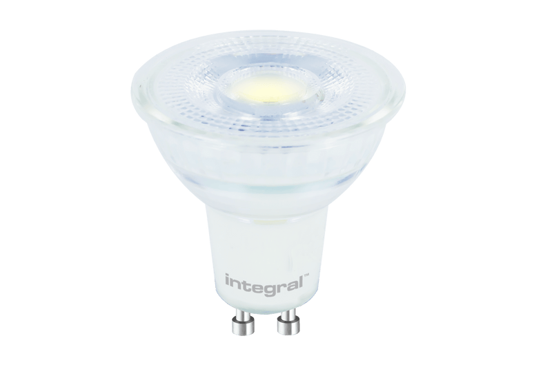 Integral LED GU10 Glass PAR16 4.7W (53W) 4000K 425lm Non-Dimmable Lamp - LED Direct