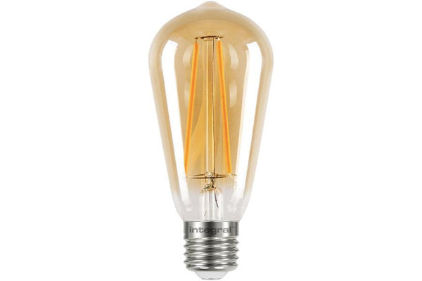 Integral LED Sunset Vintage ST64 Squirrel Cage 2.5W (40W) 1800K 170lm E27 Non-Dimmable Lamp - LED Direct