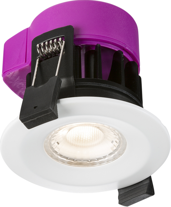Knightsbridge IP65 6W Fire-rated LED Dimmable Downlight 3000K - LED Direct