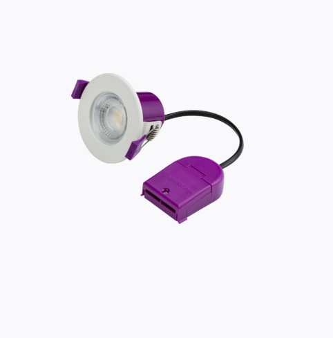 Knightsbridge IP65 5W Fire-Rated LED Downlight 55mm Cut-out CCT Adjustable - LED Direct