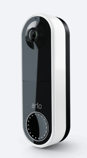 Arlo Wireless Video Outdoor Smart Doorbell White - LED Direct