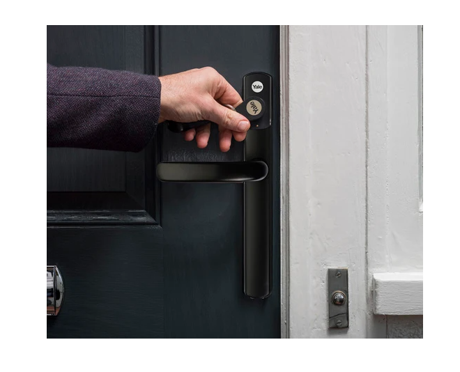 Yale Smart Keyless Door Lock Conexis L1 Black - LED Direct