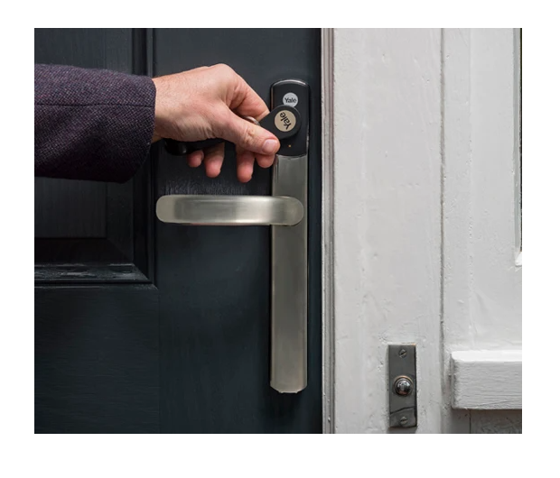 Yale Smart Keyless Door Lock Conexis L1 Satin Nickel - LED Direct