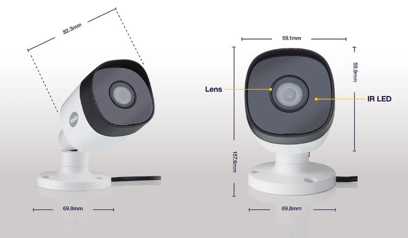 Yale Smart Home HD1080 CCTV - 2 Cameras - LED Direct