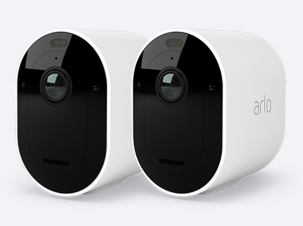 Arlo Pro 4 Spotlight 2x Camera White - LED Direct