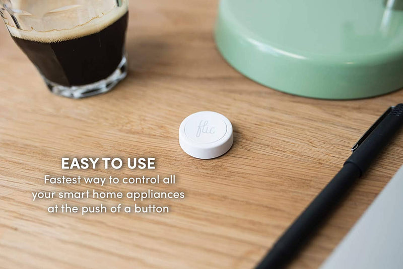 Flic 2 Smart Button Double Pack with Metal Clip - LED Direct