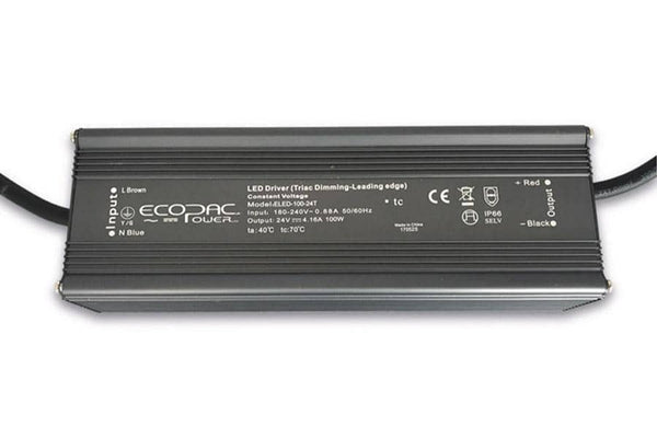 Integral LED 100W Constant Voltage LED Driver, 180-240VAC to 12VDC, TRIAC - LED Direct