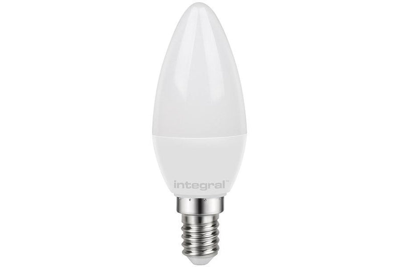 Integral LED Candle Bulb 3.4W (25W) 2700K 250lm E14 Non-Dimmable Frosted Lamp - LED Direct