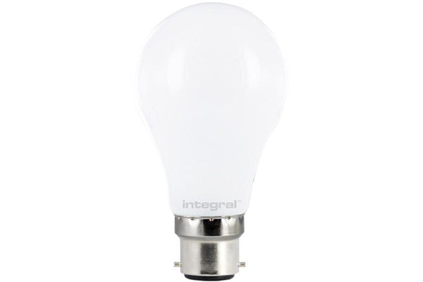 Integral LED Classic Globe (GLS) Frosted B22 5.2W (40W) 2700K 470lm Non-Dimmable 300 deg Beam Angle - LED Direct