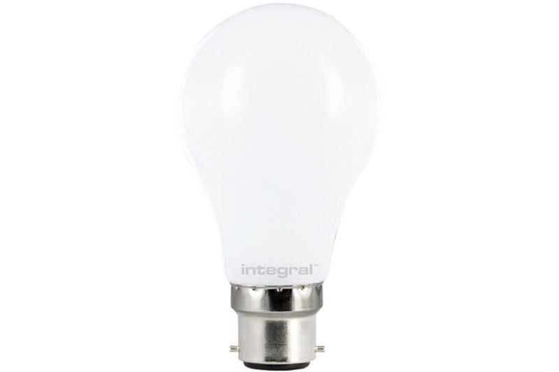 Integral LED Classic Globe (GLS) Frosted B22 5.2W (41W) 5000K 500lm Non-Dimmable 300 deg Beam Angle - LED Direct