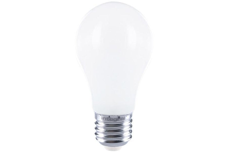 Integral LED Classic Globe (GLS) Frosted E27 5.2W (40W) 2700K 470lm Non-Dimmable 300 deg Beam Angle - LED Direct