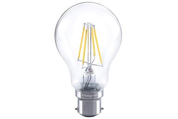 Integral LED Classic Globe (GLS) Omni-Lamp 4.5W (40W) 2700K 470lm B22 Dimmable 300 deg Beam Angle - LED Direct