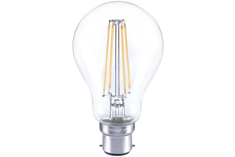 Integral LED Classic Globe (GLS) Omni-Lamp 7W (60W) 2700K 806lm B22 Dimmable 300 deg Beam Angle - LED Direct