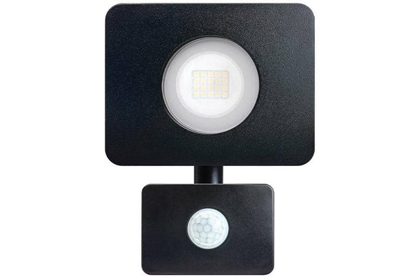 Integral LED Compact-Tough Floodlight (Black) 20W 4000K 1800lm with PIR sensor Gen II - LED Direct