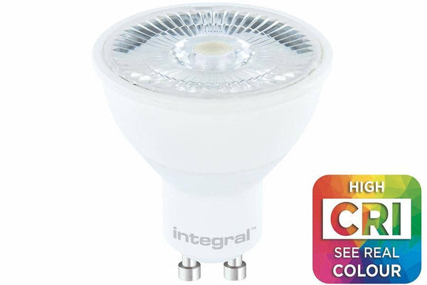 Integral LED GU10 COB PAR16 7W (57W) 4000K 440lm Non-Dimmable Lamp CRI95 - LED Direct
