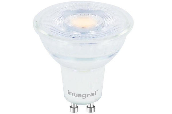 Integral LED GU10 Glass PAR16 5.6W (50W) 2700K 400lm Dimmable Lamp - LED Direct