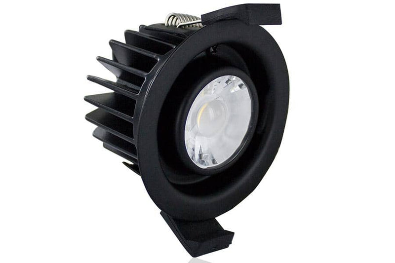 Integral LED Low-Profile 70mm-75mm cut-out IP65 Fire Rated Downlight 10W (50W) 3000K 830lm 60 deg beam angle Dimmable - No Bezel - LED Direct