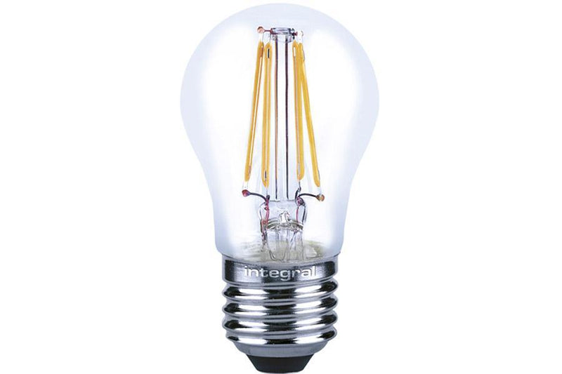 Integral LED Mini Globe Full Glass Omni-Lamp 4W (40W) 2700K 470lm E27 Non-Dimmable 300 deg beam angle - LED Direct