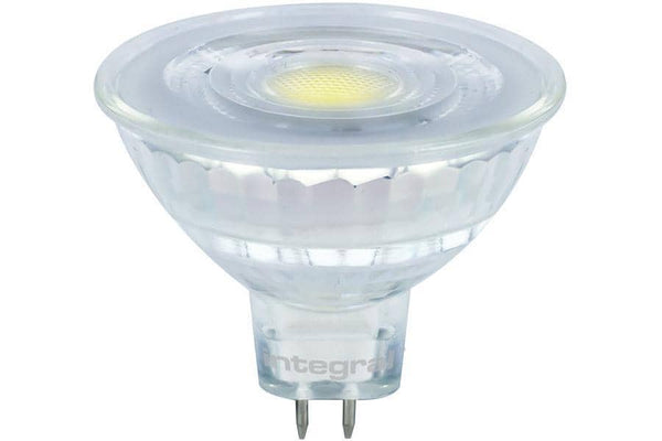 Integral LED MR16 Glass GU5.3 5.2W (37W) 4000K 470lm Dimmable Lamp - LED Direct