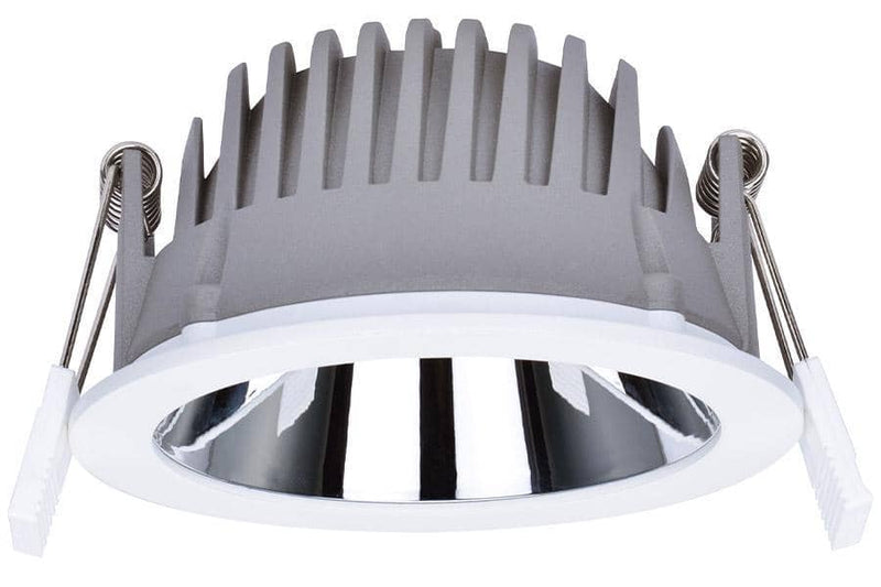 Integral LED Recess Pro Downlight IP44 125mm cutout 14W 1470lm 105lm/W 3000K Non-Dimmable Finish-Matt White - LED Direct