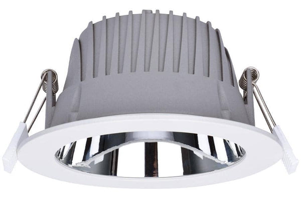 Integral LED Recess Pro Downlight IP44 150mm cutout 29W 3000lm 105lm/W 4000K Dimmable Finish-Matt white - LED Direct