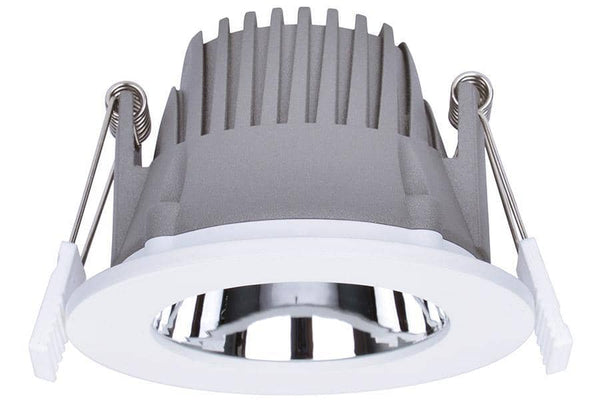 Integral LED Recess Pro Downlight IP44 75mm cutout 6W 600lm 100lm/W 4000K Dimmable Finish-Matt White - LED Direct