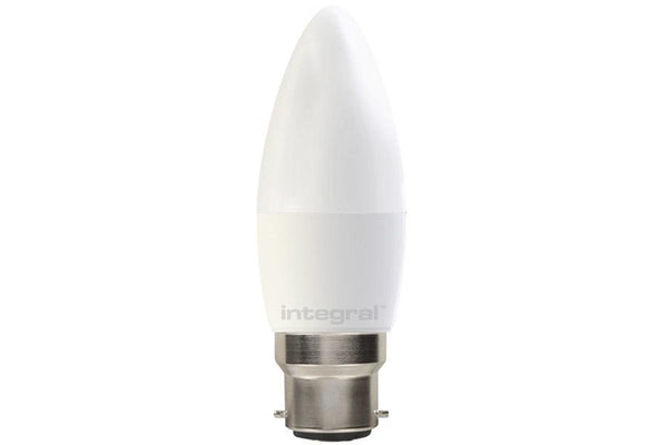 Integral LED WarmTone Candle 6W (40W) 1800-2700K 470lm B22 Dimmable Lamp - LED Direct