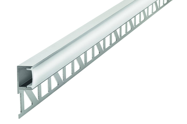 Integral LED 1M Plaster-in Aluminium Profile for Strips, Frosted diffuser, for Max 12mm width strip - LED Direct