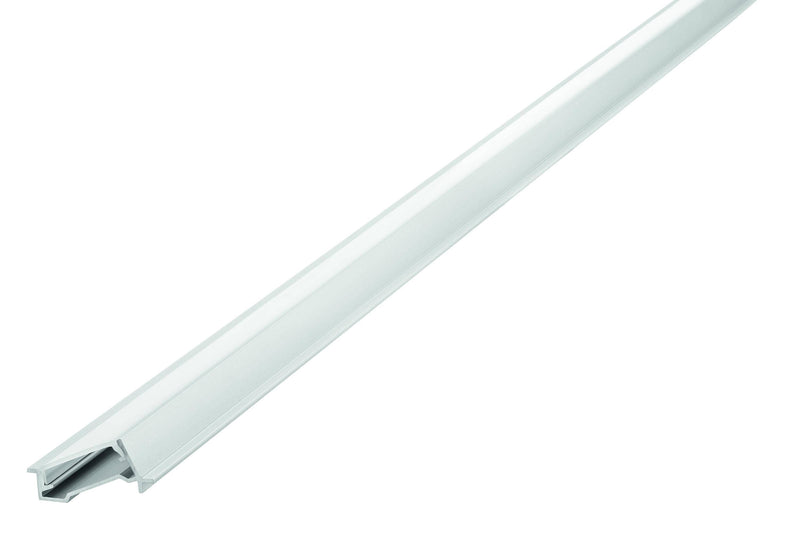 Integral LED 1M Recessed Aluminium Profile 70 degree for Strips, Frosted diffuser, for Max 12mm Width IP65 strip - LED Direct