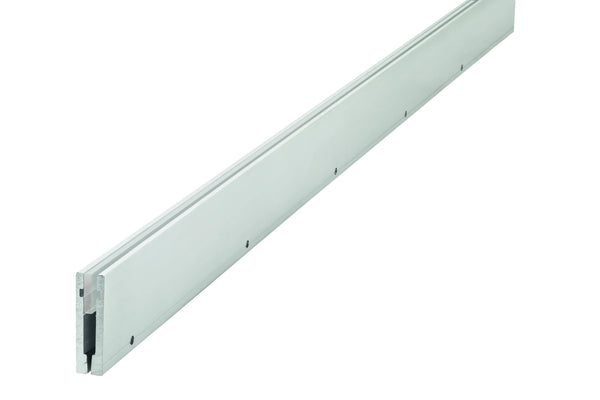 Integral LED 2M Deep Recessed Aluminium Profile for Strips, Frosted Diffuser, for Max 8mm Width Strip - LED Direct