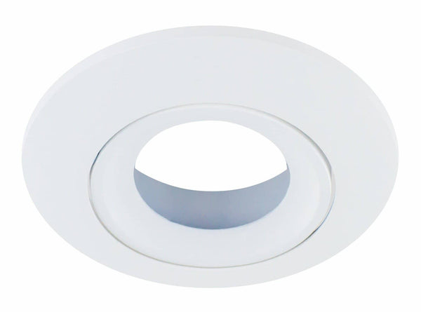 Integral LED Bezel for Lux Fire Tiltable Fire Rated Downlight - Bezel White - LED Direct