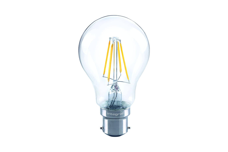 Integral LED Classic Globe (GLS) Filament Omni-Lamp B22 8W (75W) 2700K 1055lm Dimmable 300 deg Beam Angle - LED Direct
