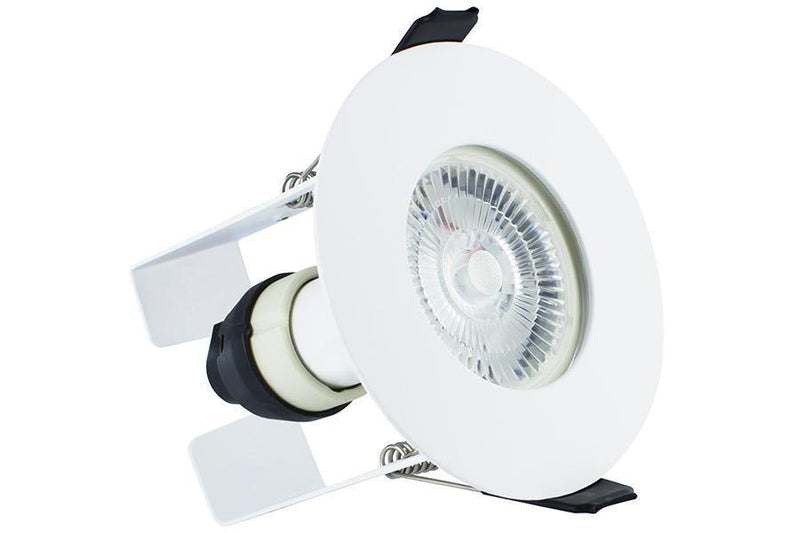 Integral LED Evofire 70mm cut-out IP65 Fire Rated Downlight with GU10 Holder - 4 pack - LED Direct