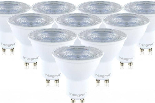Integral LED GU10 Classic PAR16 5.7W (65W) 2700K 500lm Non-Dimmable Lamp - 10 Pack - LED Direct