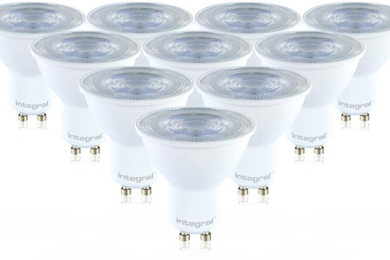 Integral LED GU10 Classic PAR16 7W (65W) 2700K 520lm Dimmable Lamp - 10 Pack - LED Direct