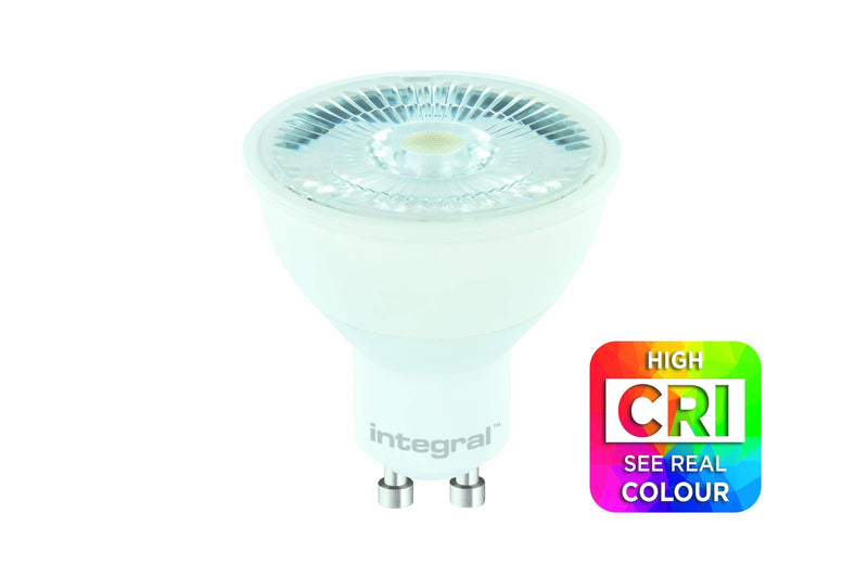 Integral LED GU10 COB PAR16 7W (57W) 4000K 440lm Dimmable Lamp CRI95 - LED Direct
