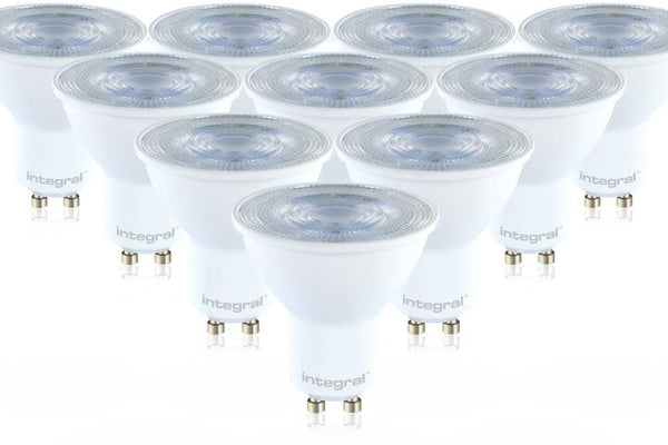Integral LED GU10 PAR16 4W (50W) 2700K 360lm Non-Dimmable Lamp - 10 Pack - LED Direct
