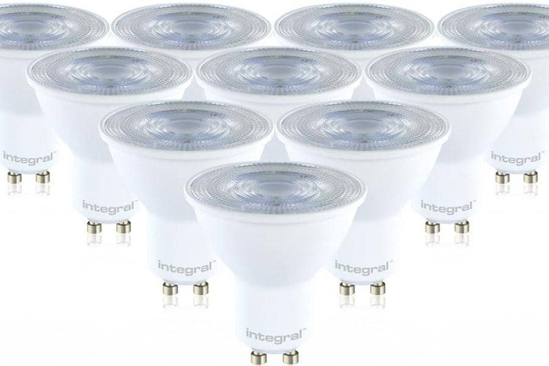 Integral LED GU10 PAR16 5.5W (56W) 2700K 440lm Dimmable Lamp - 10 PACK - LED Direct