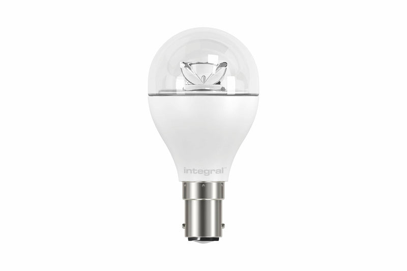 Integral LED Mini Globe 5.9W (40W) 2700K 470lm B15 Non-Dimmable Clear Lamp - LED Direct