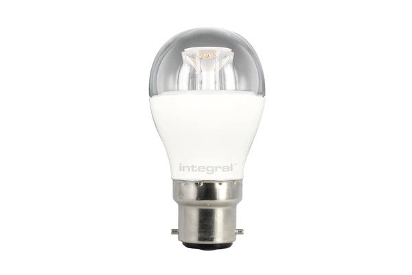 Integral LED Mini Globe 6.2W (40W) 2700K 470lm B22 Dimmable Clear Lamp - LED Direct