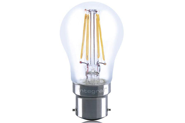 Integral LED Mini Globe Full Glass Omni-Lamp 4W (36W) 2700K 470lm B22 Non-Dimmable 330 deg beam angle - LED Direct