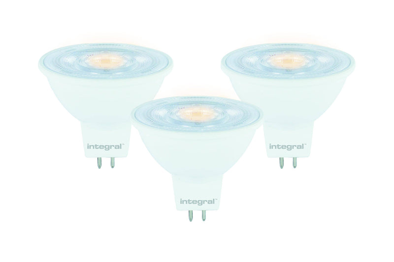 Integral LED MR16 GU5.3 8.3W (50W) 2700K 680lm Non-Dimmable - 3 PACK - LED Direct