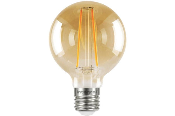 Integral LED Sunset Vintage Globe 125mm 5W (40W) 1800K 380lm E27 Dimmable Lamp - LED Direct