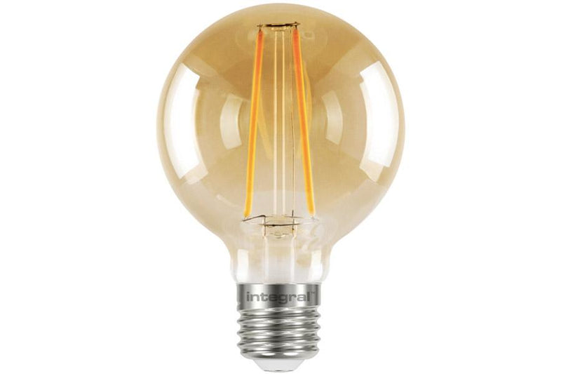 Integral LED Sunset Vintage Globe 80mm 5W (40W) 1800K 380lm E27 Dimmable Lamp - LED Direct