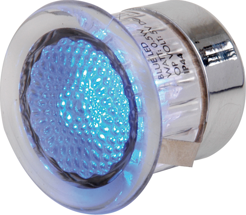 Knightsbridge IP44 Clear LED 4 x 0.5W Blue Decking Kit - LED Direct